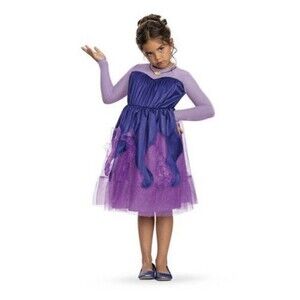 Disney Little Mermaid URSULA KIDS DRESS Halloween Costume - Size 10-12 Large